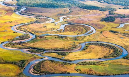 Photo: Meandering Lifeline, by Ye Dong/World Meteorological Organization