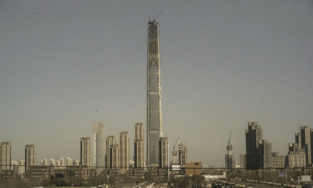 Photo: the skyscraper never finished. Tianjin, China, by Lei Han